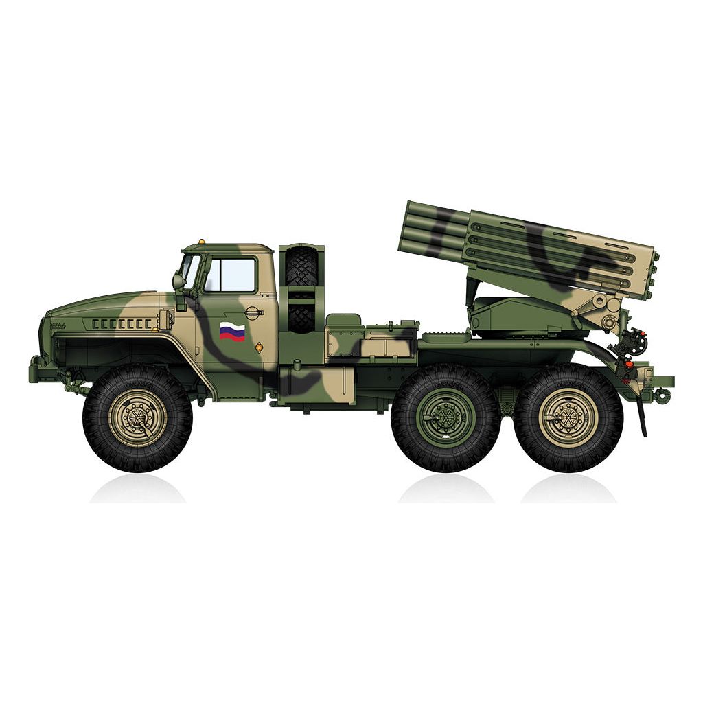 Hobby Boss 1/72 Russian BM-21 Grad Late Version Plastic Model Kit [82932]