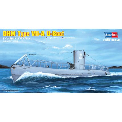 Hobby Boss 1/350 DKM Navy Type VII-A U-Boat Plastic Model Kit [83503]