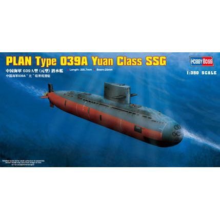 Hobby Boss 1/350 PLAN Type 039A Yuan Class SSG Plastic Model Kit [83510]