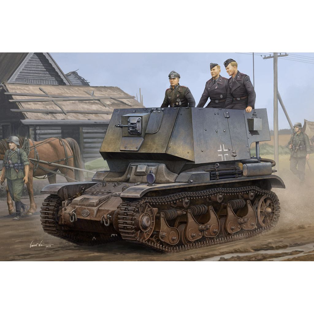 Hobby Boss 1/35 Befehlsfahrzeug auf Fgst. Pz.Kpfw.35 R 731(f) Plastic Model Kit [83809]