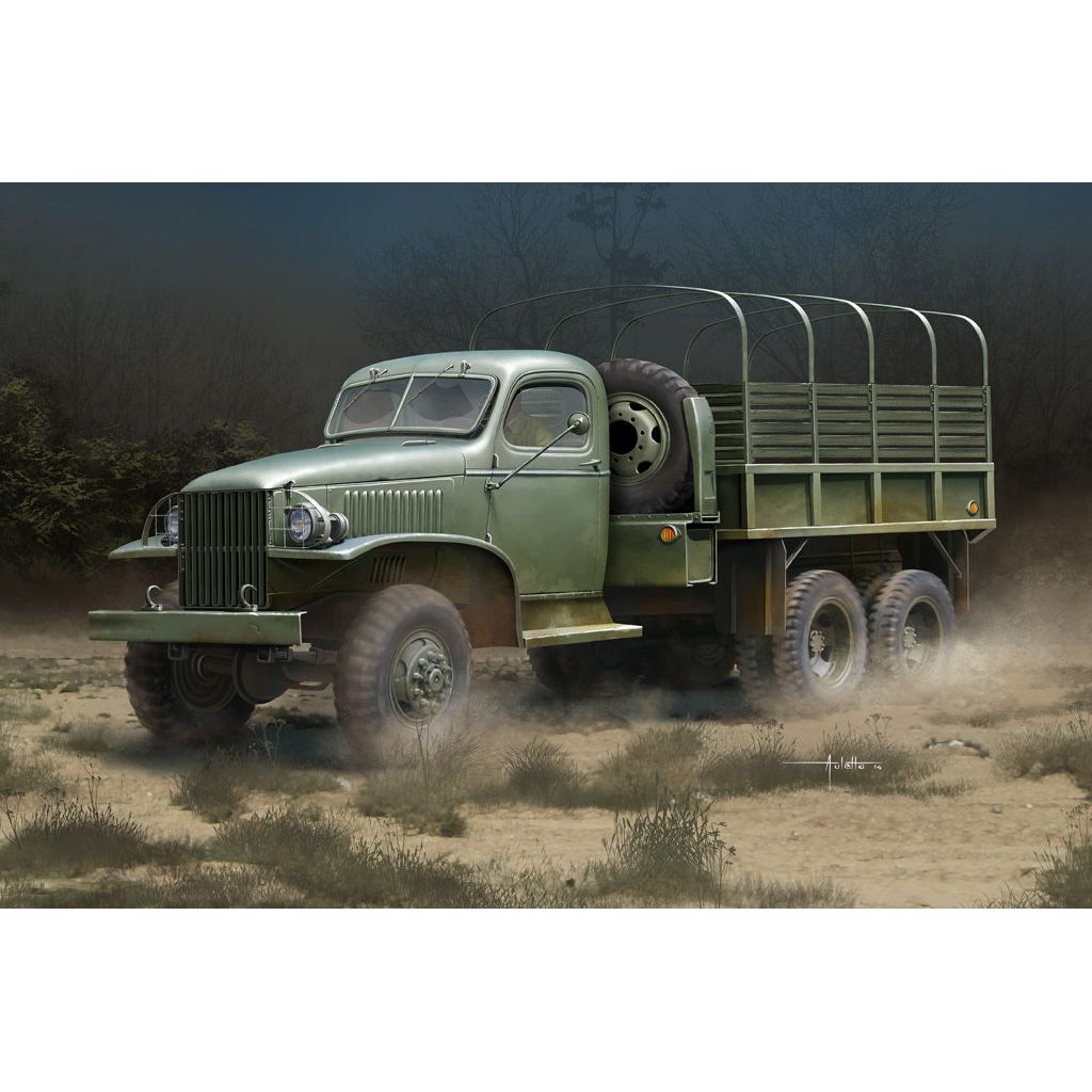 Hobby Boss 1/35 CCKW-352 Steel Cargo Truck Plastic Model Kit [83831]