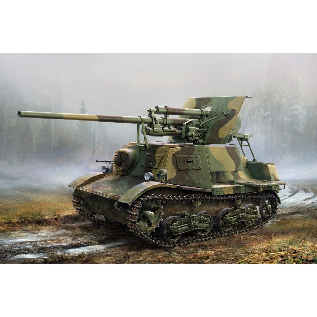 Hobby Boss 1/35 Soviet ZIS-30 Light Self-Propelled Anti-Tank Gun Plastic Model Kit [83849]