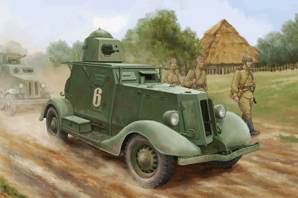 Hobby Boss 1/35 Soviet BA-20 Armored Car Mod.1937 Plastic Model Kit [83882]