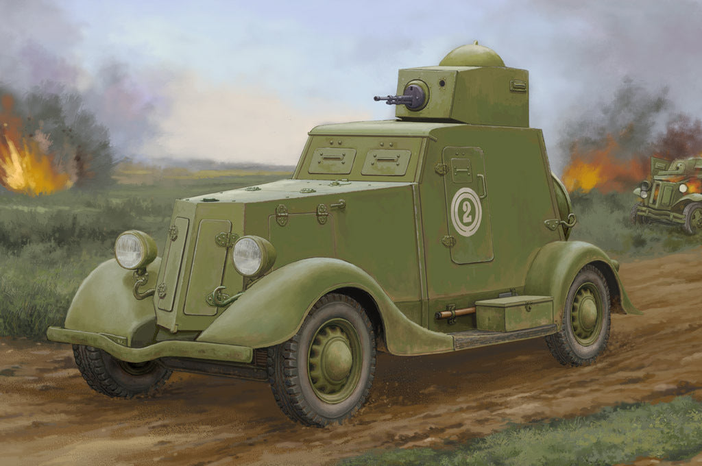 Hobby Boss 1/35 Soviet BA-20 Armored Car Mod.1939 Plastic Model Kit [83883]