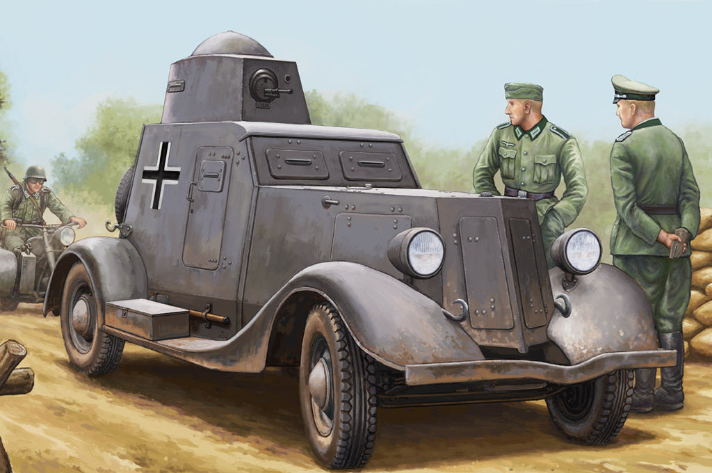 Hobby Boss 1/35 Soviet BA-20M Armored Car Plastic Model Kit [83884]