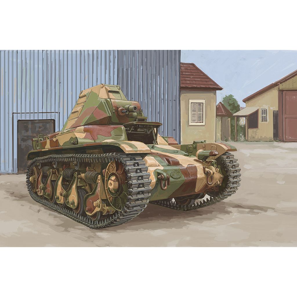 Hobby Boss 1/35 French R35 with FCM Turret Plastic Model Kit [83894]