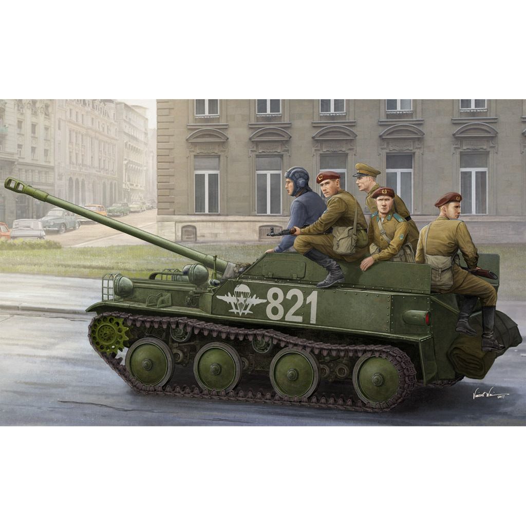 Hobby Boss 1/35 Russian ASU-57 Airborne Tank Destroyer Plastic Model Kit [83896]