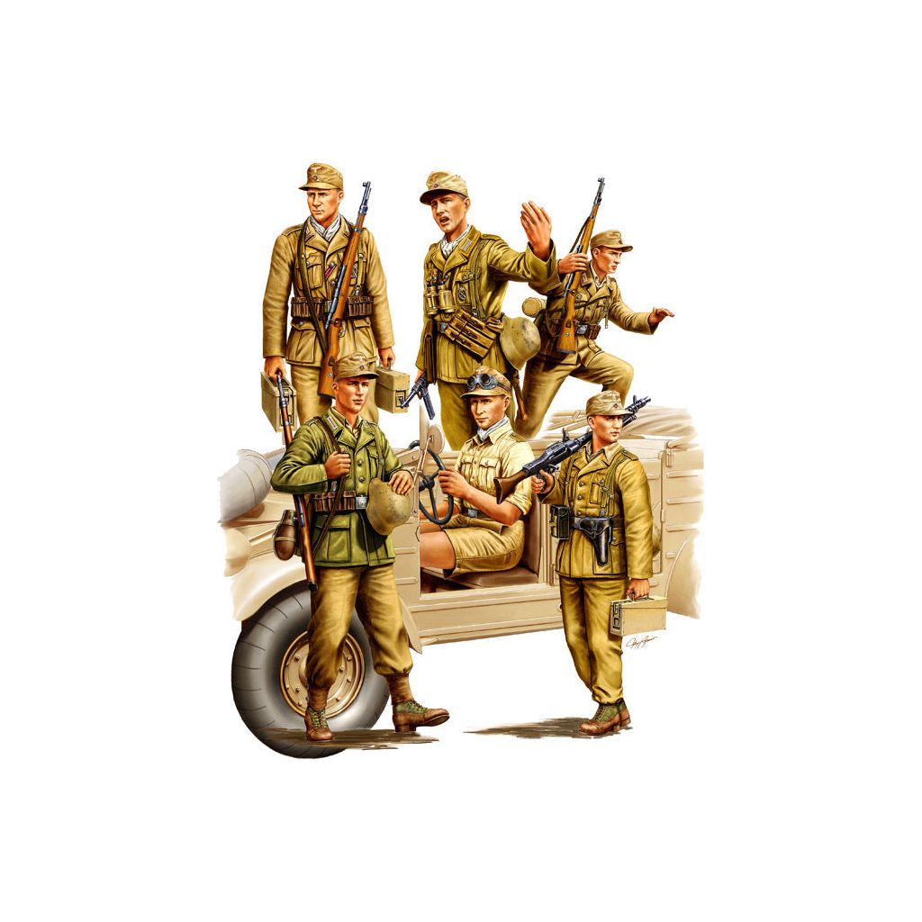 Hobby Boss 1/35 GERMAN AFRICA CORPS Plastic Model Kit [84410]