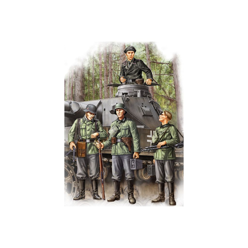 Hobby Boss 1/35 German Infantry Set Vol.1 (Early) Plastic Model Kit [84413]