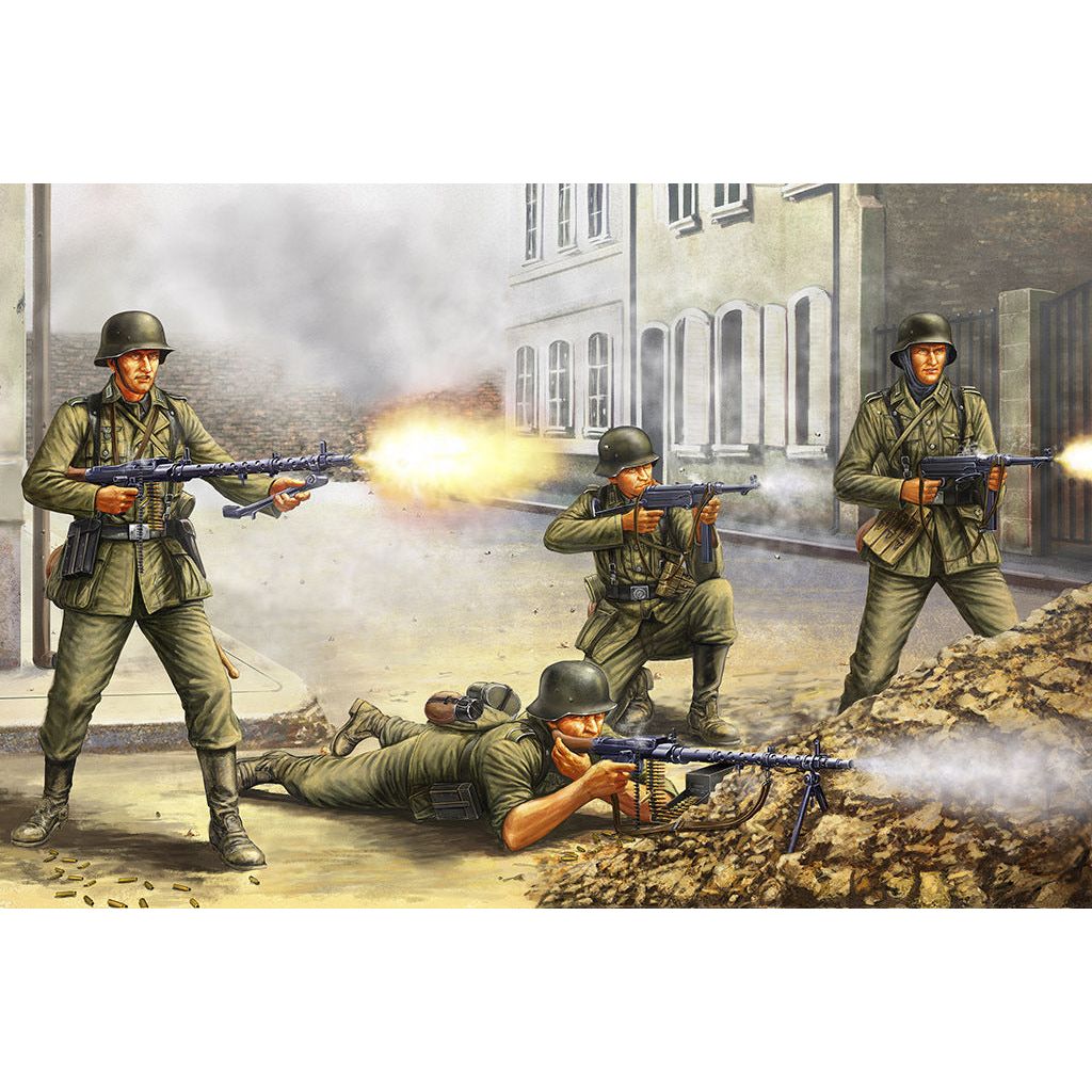 Hobby Boss 1/35 German Infantry " The Barrage Wall" Plastic Model Kit [84416]