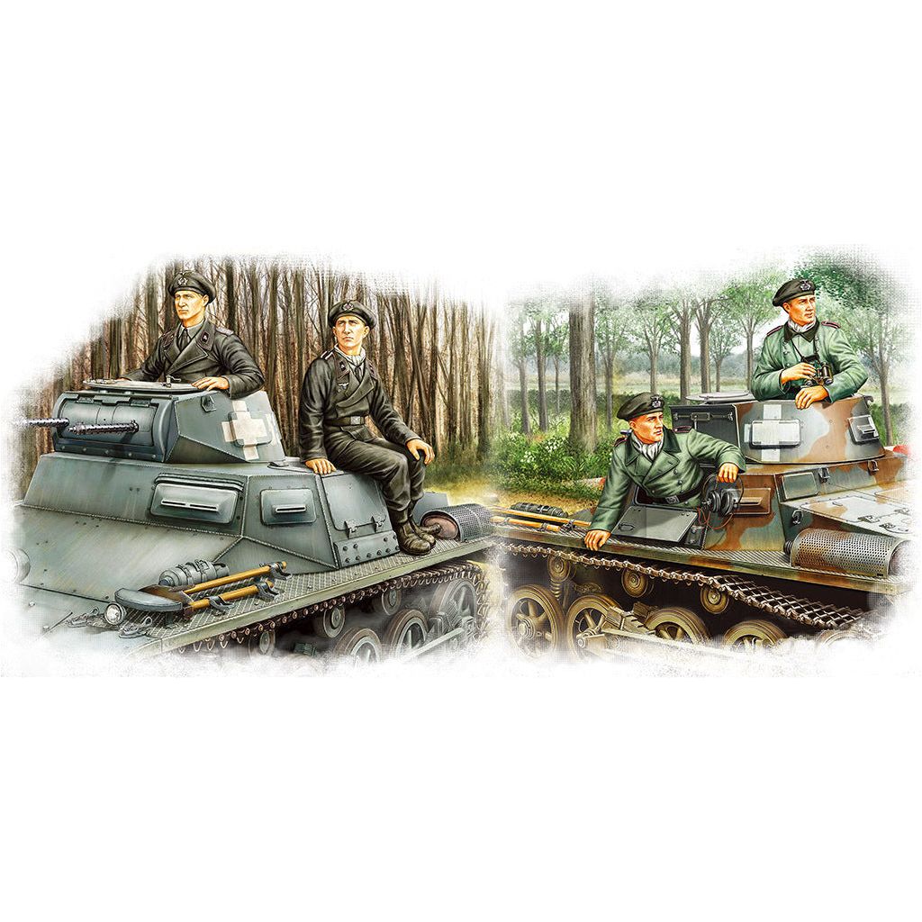 Hobby Boss 1/35 German Panzer Crew Set Plastic Model Kit [84419]