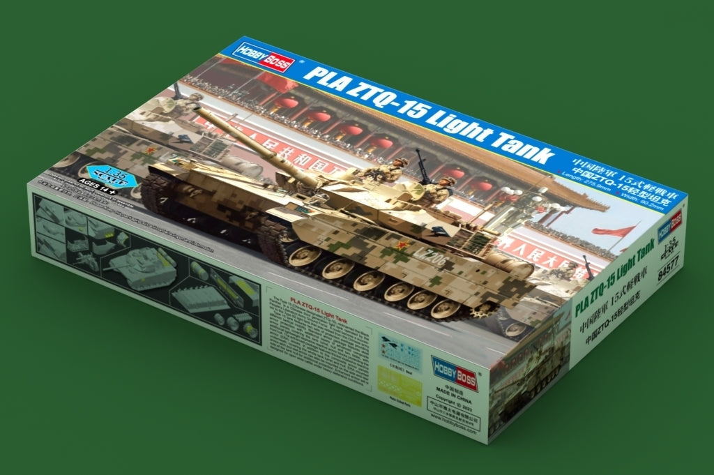 Hobby Boss 1/35 PLA ZTQ-15 Light Tank Plastic Model Kit