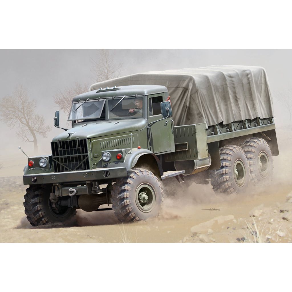 Hobby Boss 1/35 Russian KrAZ-255B Plastic Model Kit [85506]