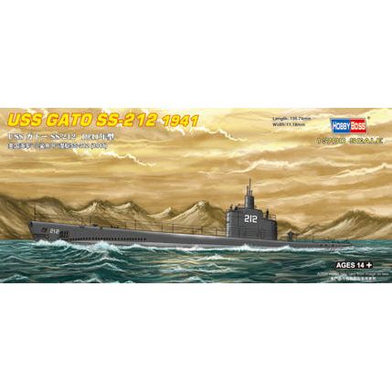 Hobby Boss 1/700 GATO SS-212 1941 Plastic Model Kit [87012]