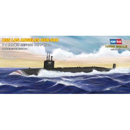 Hobby Boss 1/700 Los Angeles submarine SSN-688 Plastic Model Kit [87014]