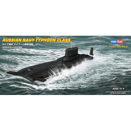 Hobby Boss 1/700 Russian Navy Typhoon class Submarine Plastic Model Kit [87019]