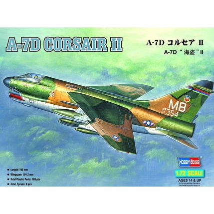 Hobby Boss 1/72 A-7D â€œCorsairâ€ II Plastic Model Kit [87203]