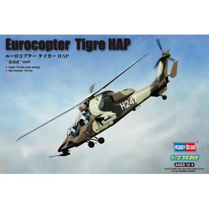 Hobby Boss 1/72 French Army Eurocopter EC-665 Tiger HAP Plastic Model Kit [87210]*Aus Deca