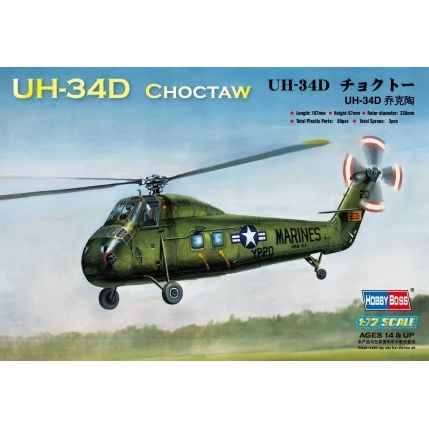 Hobby Boss 1/72 UH-34D "Choctaw" Plastic Model Kit [87222]