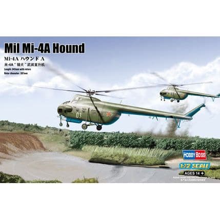 Hobby Boss 1/72 Mil Mi-4A Hound A Plastic Model Kit [87226]