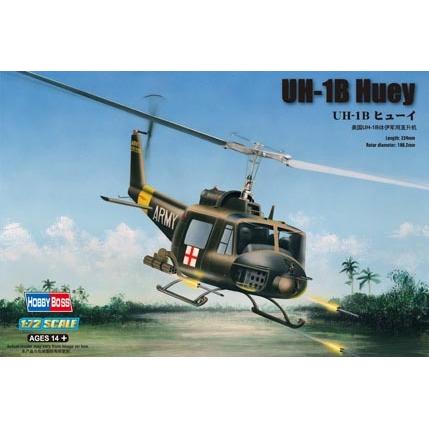 Hobby Boss 1/72 UH-1B Huey Plastic Model Kit [87228]