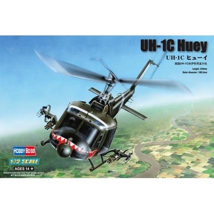 Hobby Boss 1/72 UH-1C Huey Plastic Model Kit [87229]