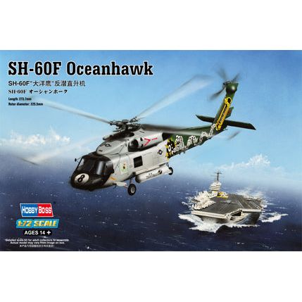 Hobby Boss 1/72 SH-60F Oceanhawk Plastic Model Kit [87232]