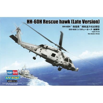 Hobby Boss 1/72 HH-60H Rescue hawk (Late Version) Plastic Model Kit [87233]