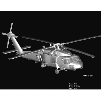 Hobby Boss 1/72 HH-60H Rescue hawk (Late Version) Plastic Model Kit [87233]