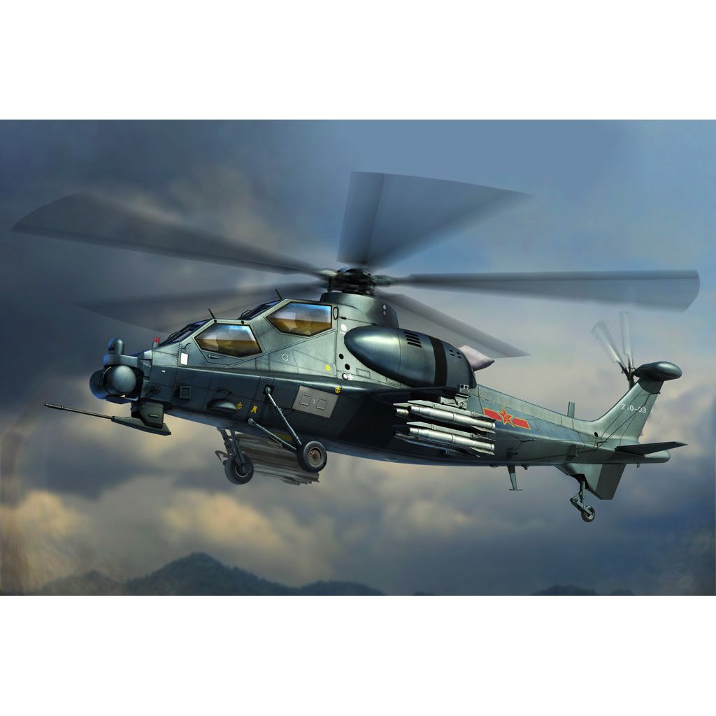 Hobby Boss 1/72 Chinese Z-10 Attack Helicopter Plastic Model Kit [87253]