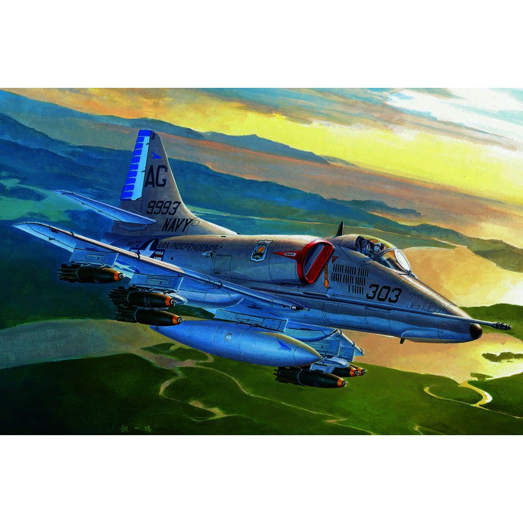 Hobby Boss 1/72 A-4E Sky Hawk Plastic Model Kit [87254]