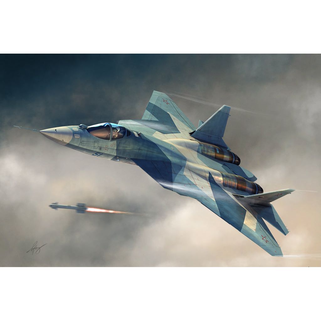 Hobby Boss 1/72 Russian T-50 PAK-FA Plastic Model Kit [87257]