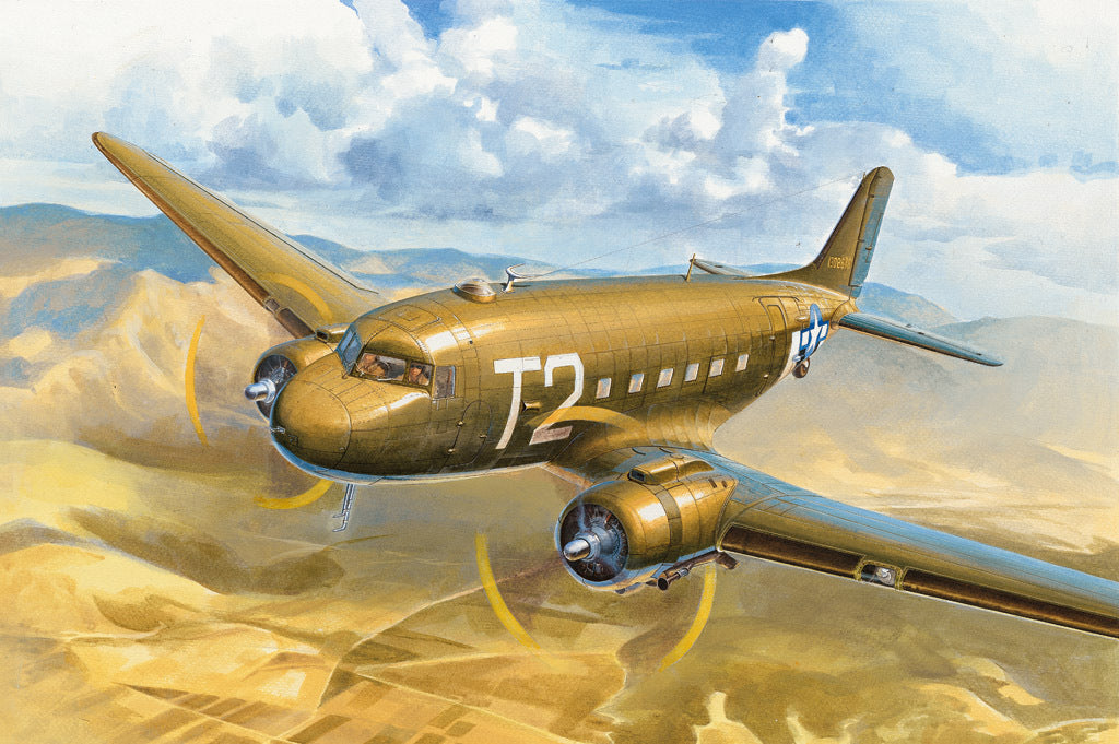 Hobby Boss 1/72 C-47A Skytrain Plastic Model Kit [87264]