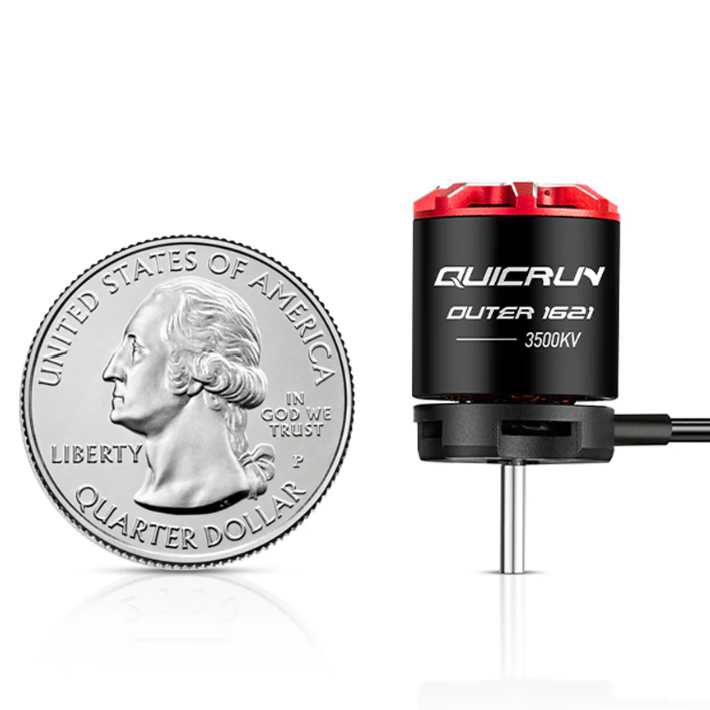 HOBBYWING QUICRUN Outer-1621SL-3500KV-BLACK 1/24 SCALE