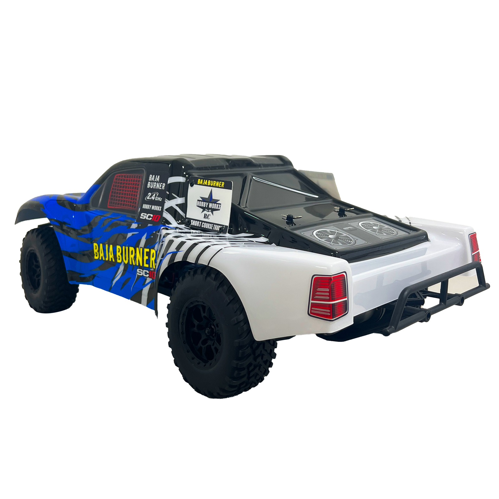 HOBBY WORKS RC HWC-00020-3-BU Baja Burner V3.1 2wd SC Truck Blue 1/10th RTR