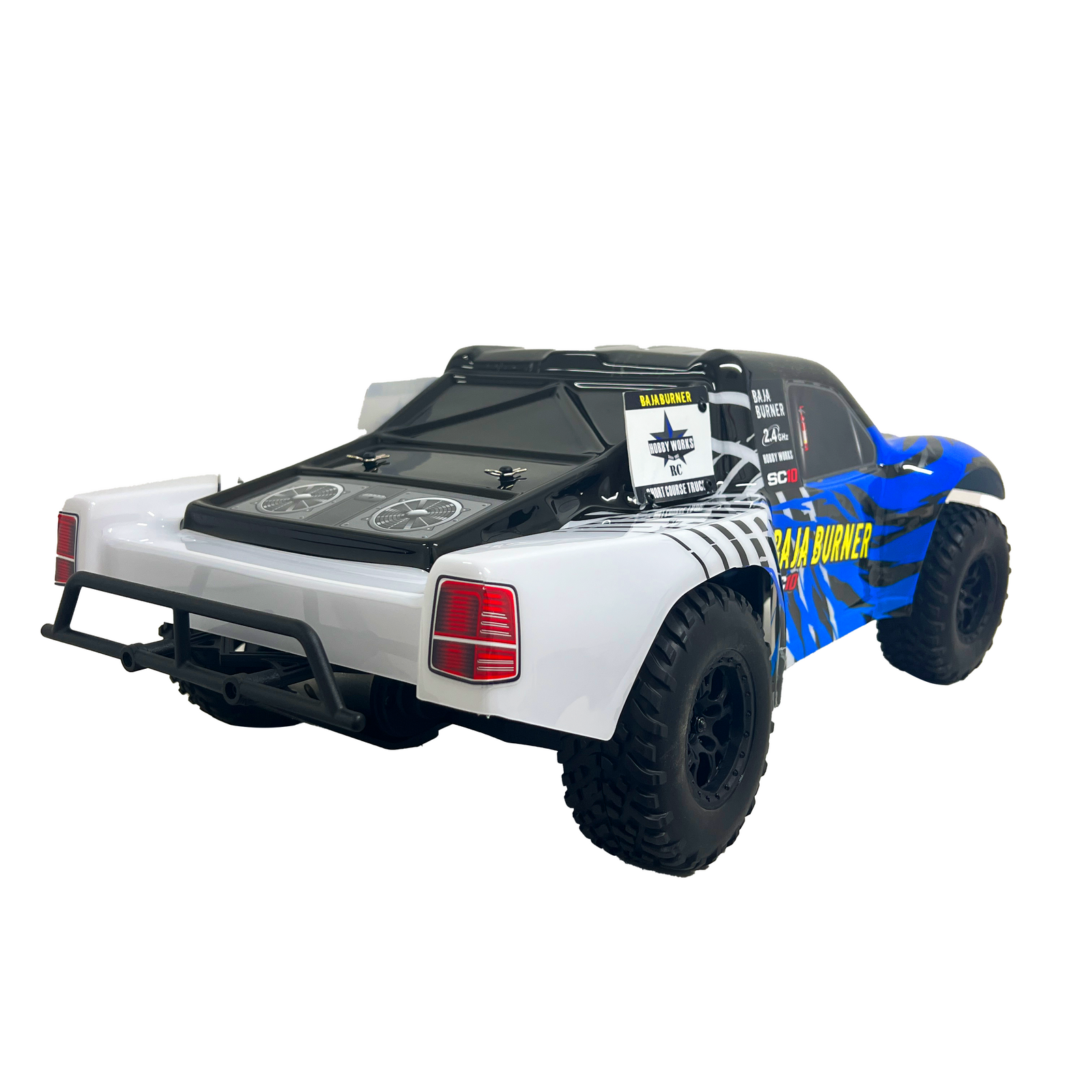 HOBBY WORKS RC HWC-00020-3-BU Baja Burner V3.1 2wd SC Truck Blue 1/10th RTR