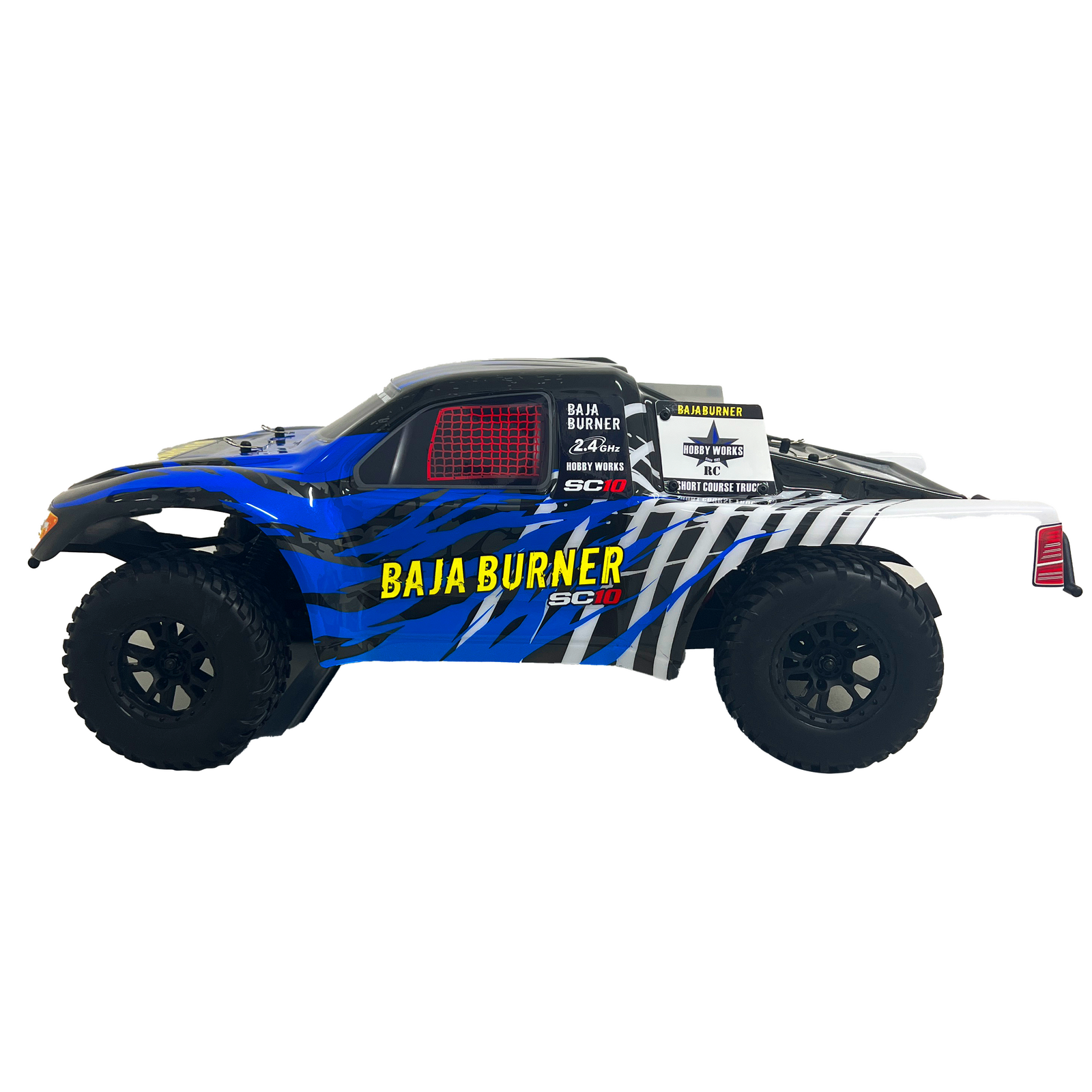 HOBBY WORKS RC HWC-00020-3-BU Baja Burner V3.1 2wd SC Truck Blue 1/10th RTR