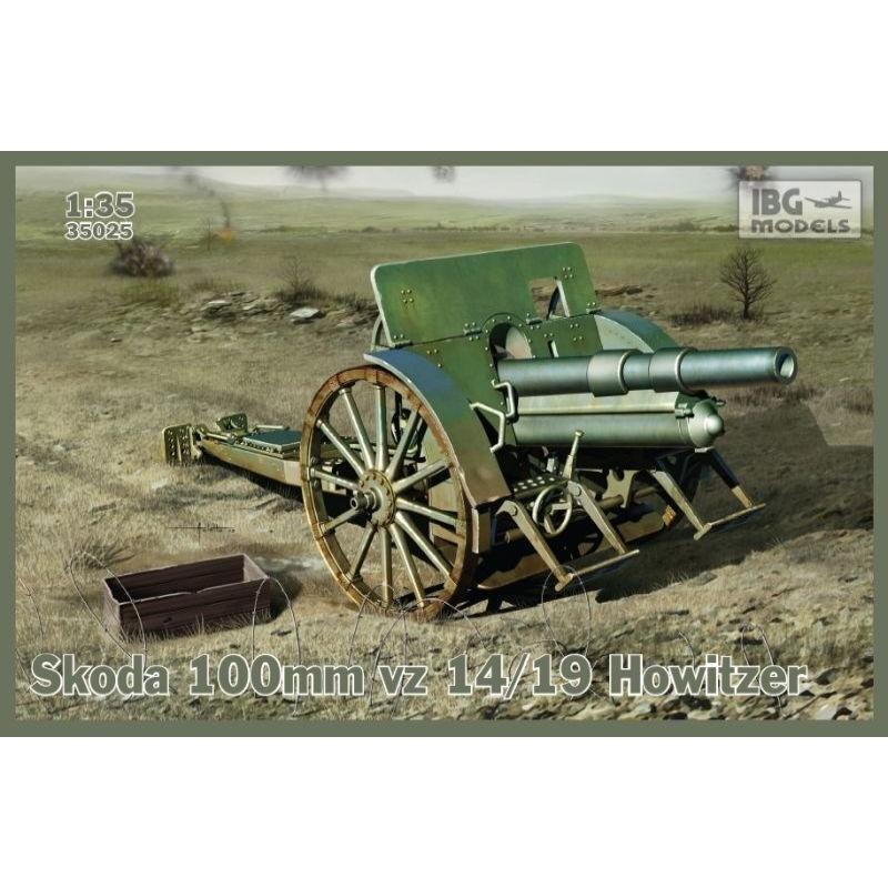 IBG 1/35 Skoda 100mm vz 14/19 Howitzer Plastic Model Kit [35025]