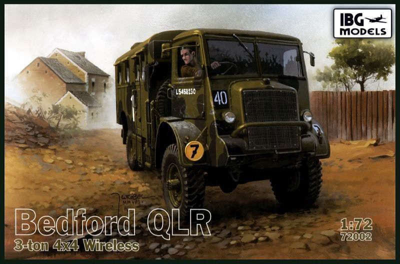 IBG 1/72 Bedford QLR 3 ton 4x4 Wireless Plastic Model Kit [72002]