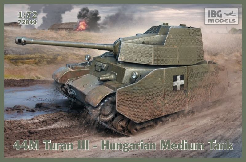 IBG 1/72 44M Turan III - Hungarian Medium Tank Â  Plastic Model Kit [72049]