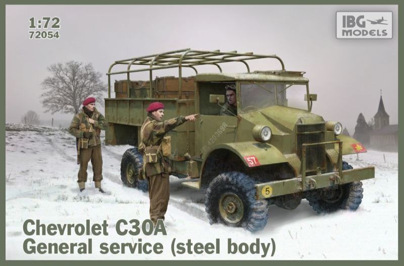 IBG 1/72 Chevrolet C30A General service (steel body) Plastic Model Kit [72054]