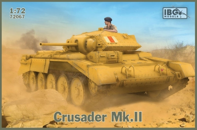 IBG 1/72 Crusader Mk. II - British Cruiser Tank Plastic Model Kit [72067]