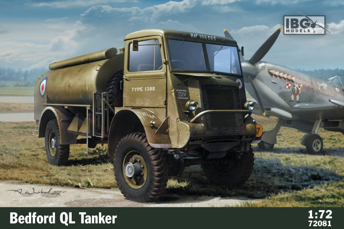 IBG 1/72 Bedford QL Tanker Plastic Model Kit