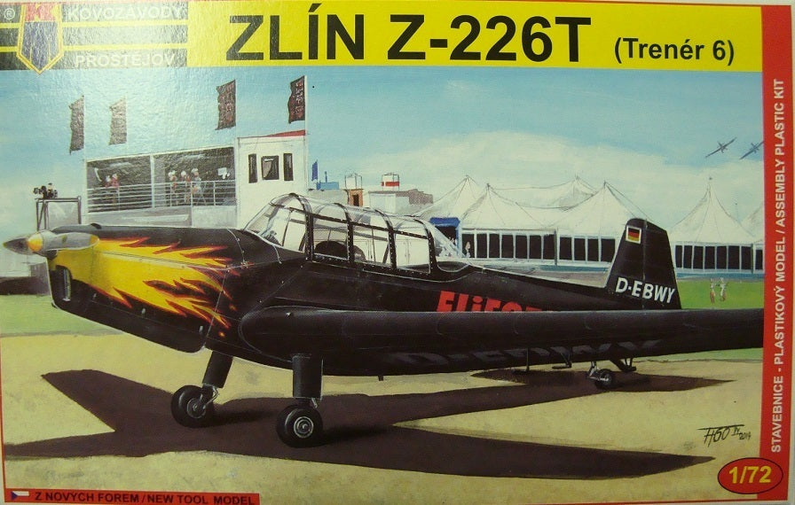 Kovozavody 1/72 Zlin Z-226T Trener 6 Plastic Model Kit