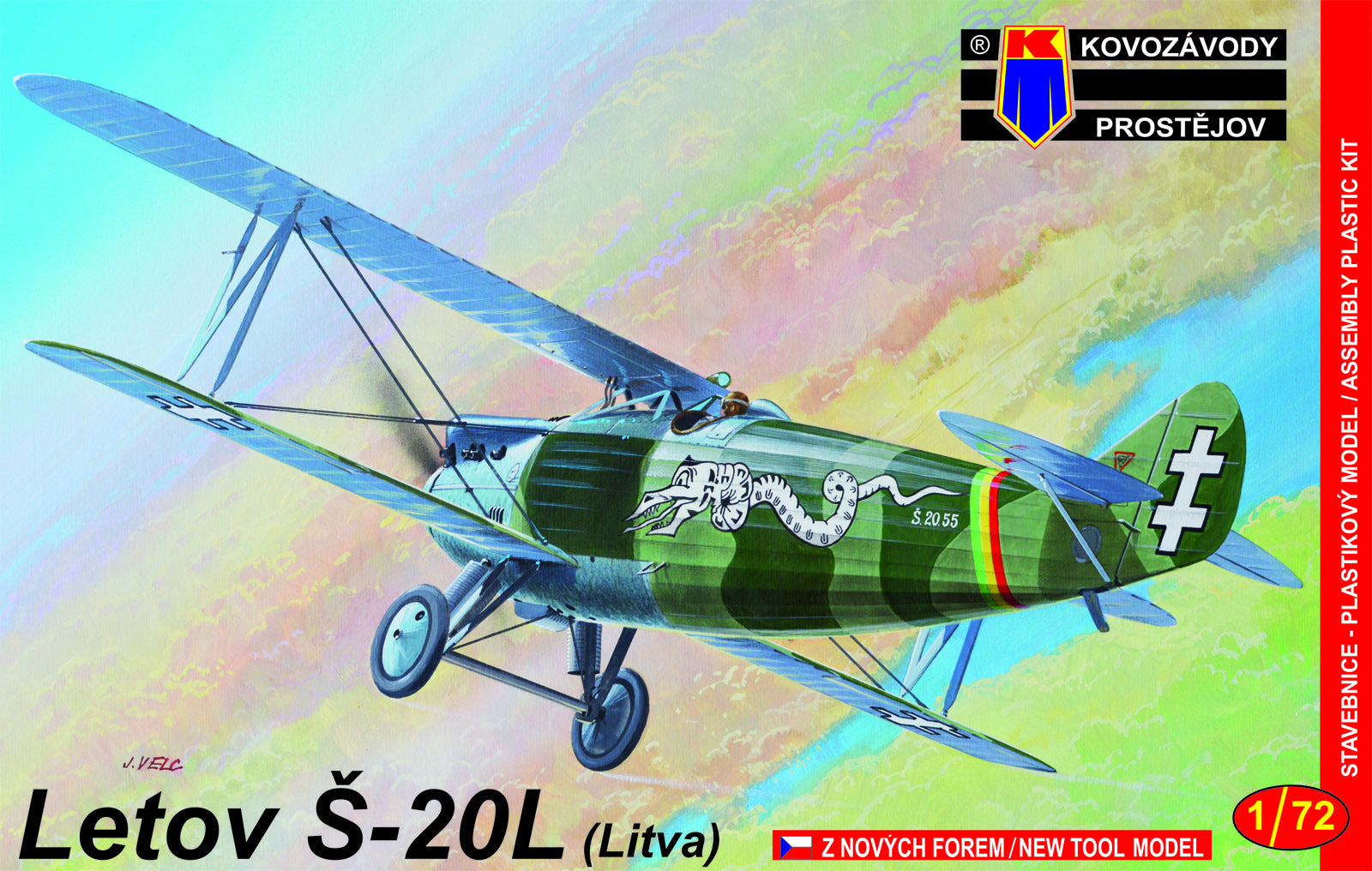 Kovozavody 1/72 Letov S-20L Litva Plastic Model Kit