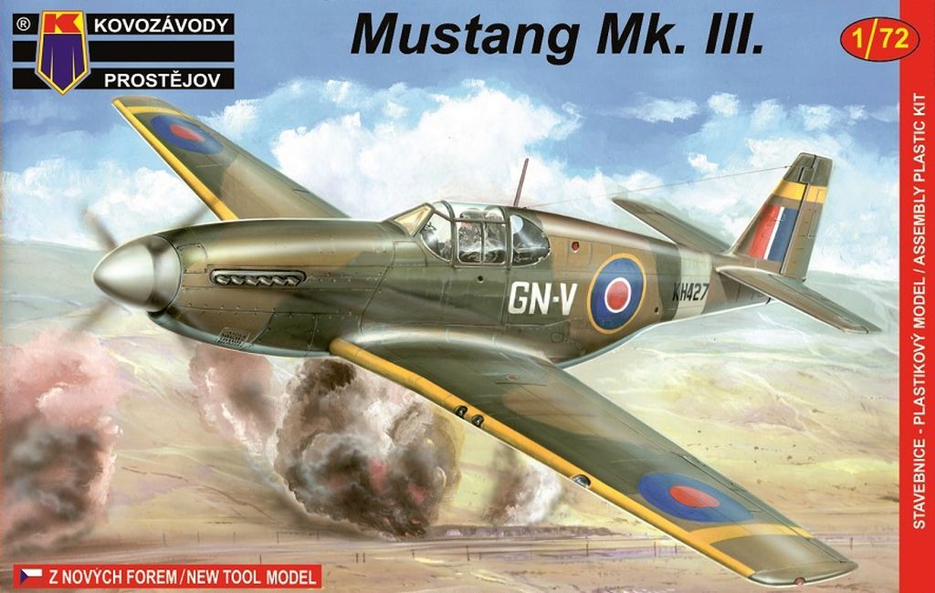 Kovozavody 1/72  N.A. Mustang Mk.III Plastic Model Kit