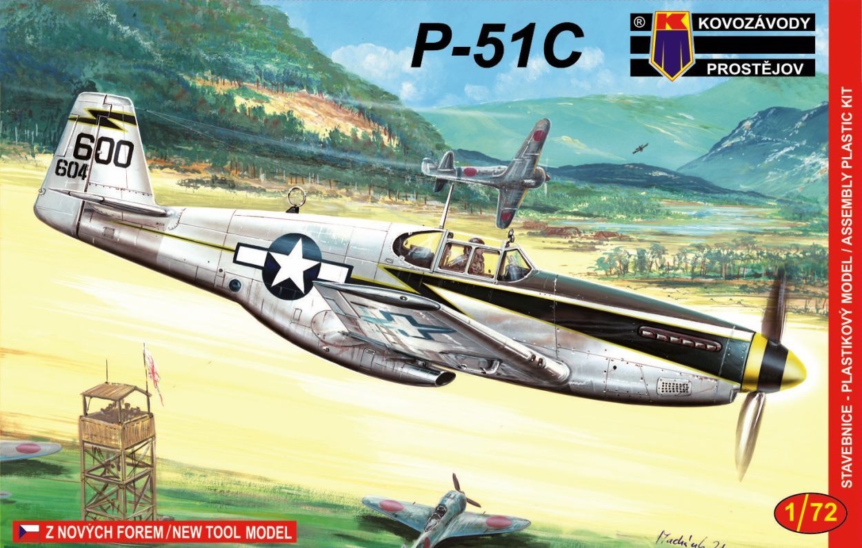 Kovozavody 1/72 P-51C Mustang Plastic Model Kit