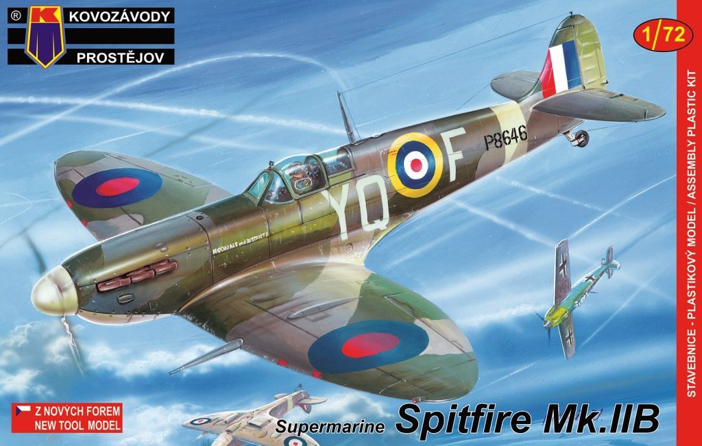 Kovozavody 1/72 Supermarine Spitfire Mk.IIB Plastic Model Kit