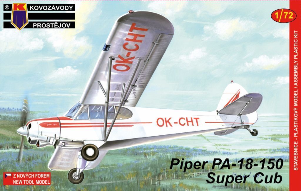 Kovozavody 1/72 Piper PA-18-150 Super Cub  Plastic Model Kit