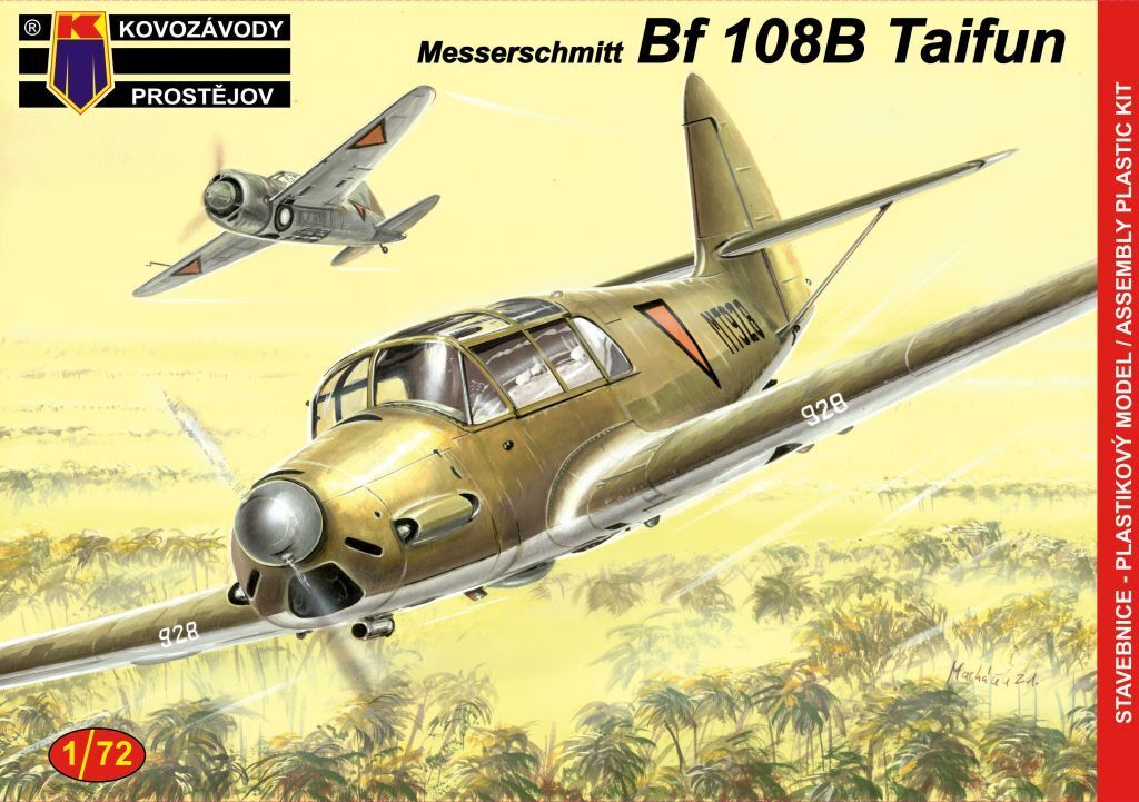 Kovozavody 1/72 Messerschmitt Bf 108B/K-70 in foreign services Plastic Model Kit